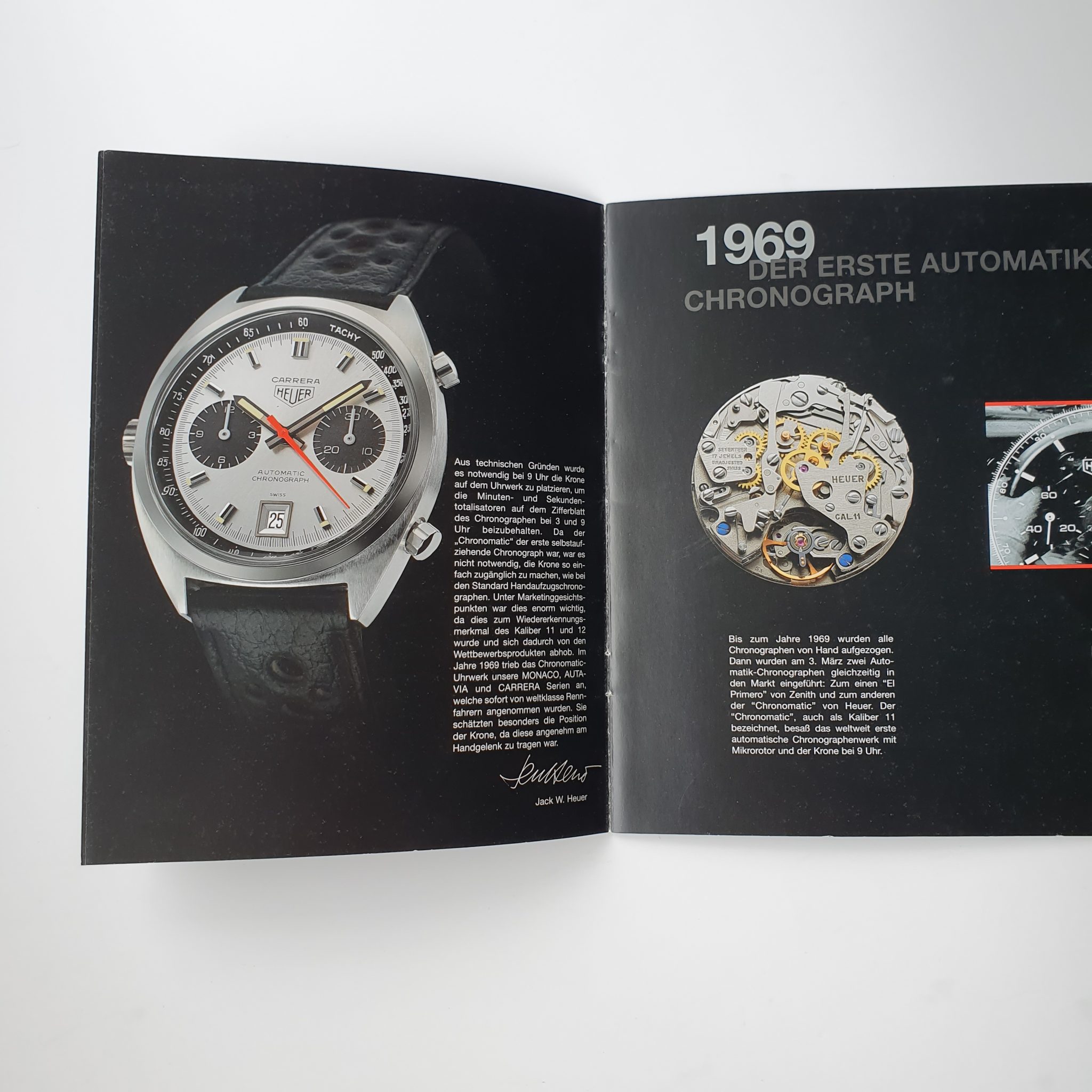tag heuer swiss avant garde since 1860 sixty nine